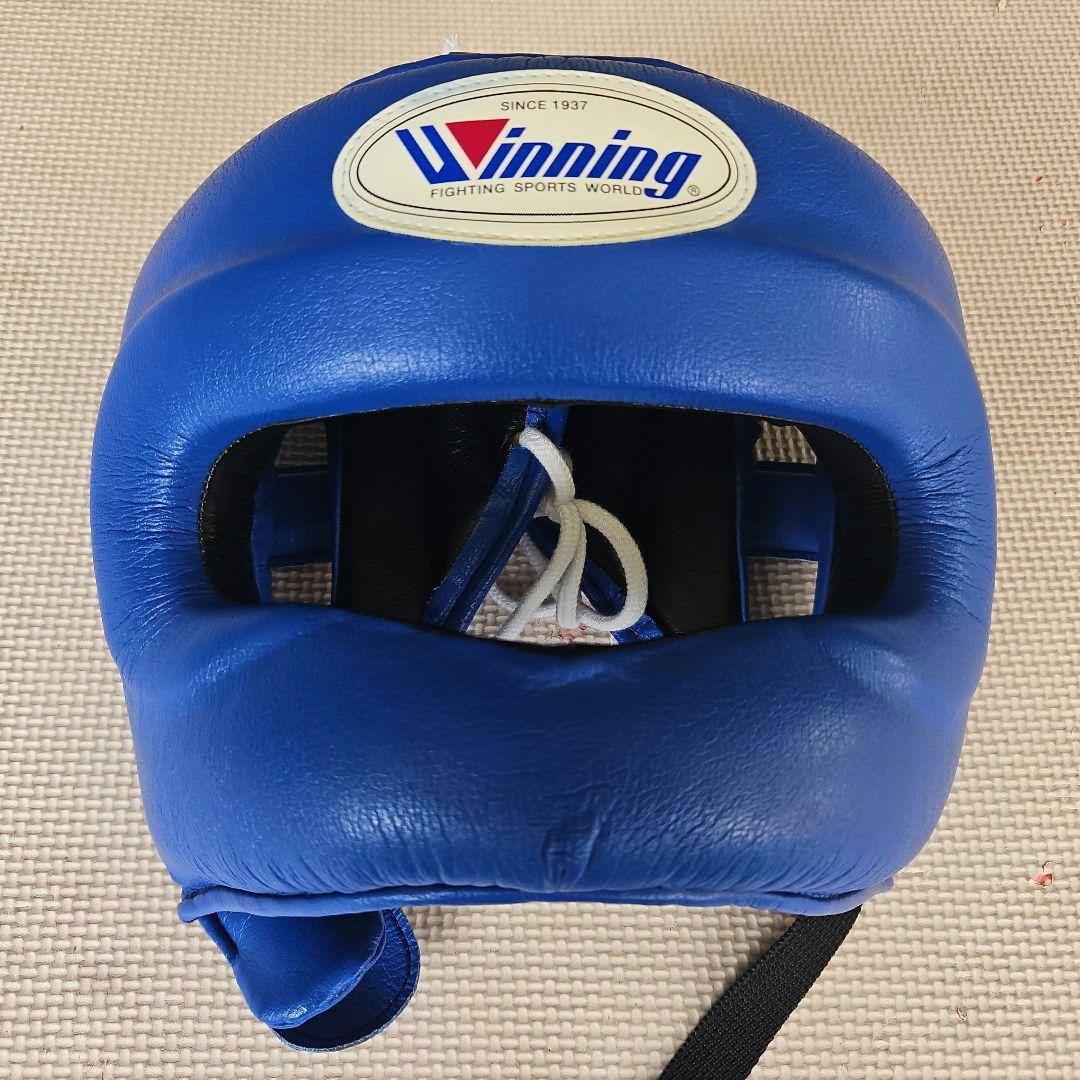 Winning ヘッドギア Lサイズ 青 Winning（ウイニング） 【即納 送料込み】ウイニング ヘッドギア