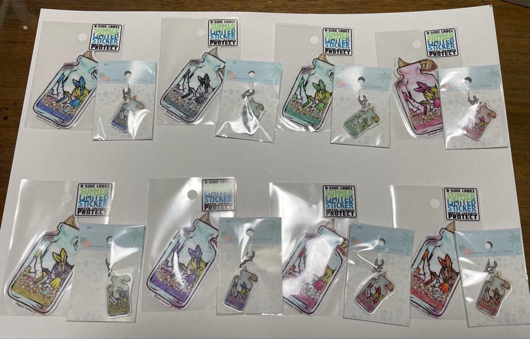ビーサイドレーベル 夏企画？ステッカー エキサイティング 9種類 ビー