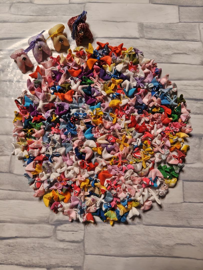 ハンドメイド　くくり花　計1350個セット