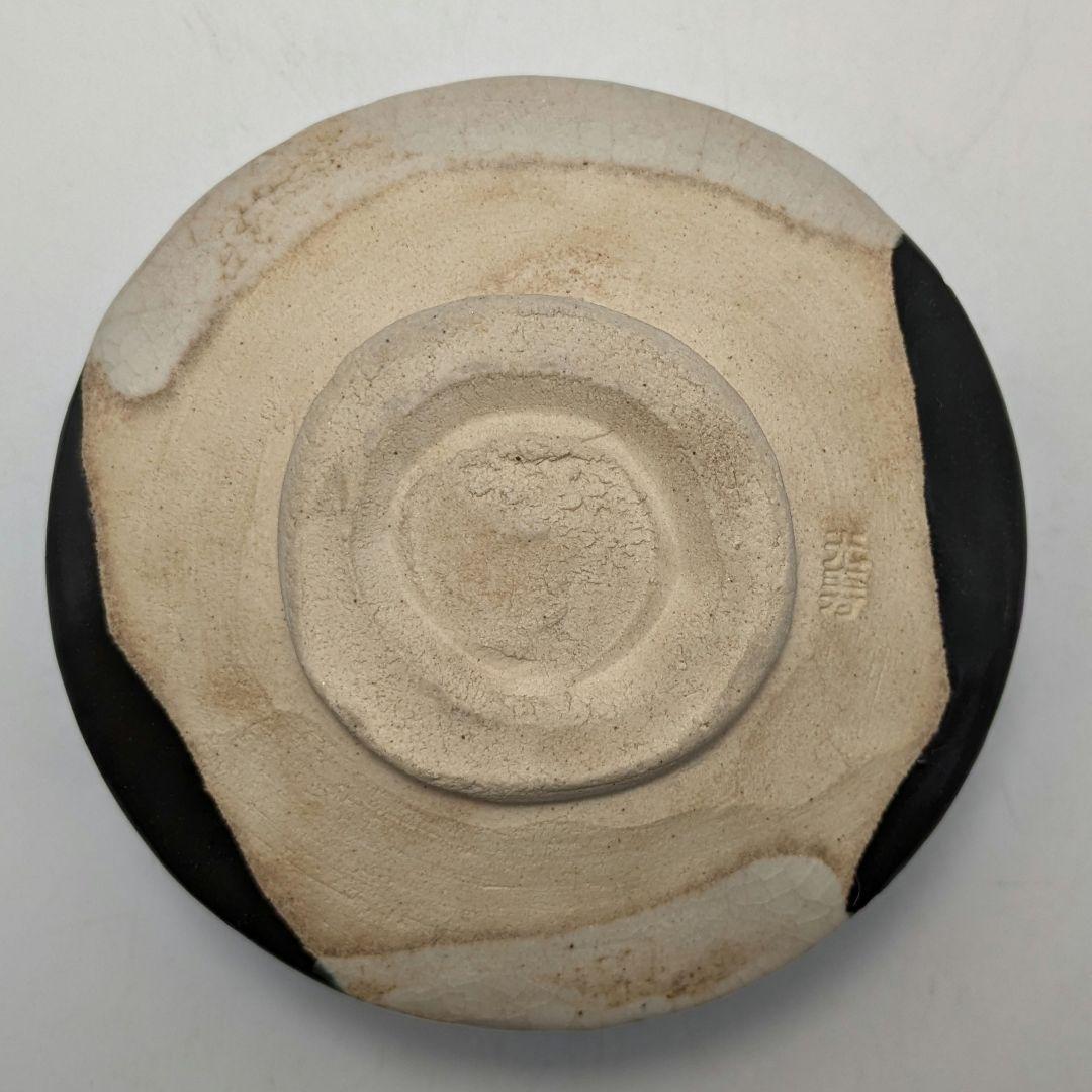 佐治光太郎（光寿） 黒織部茶盌 共箱 抹茶碗 抹茶茶碗 茶道具 茶器