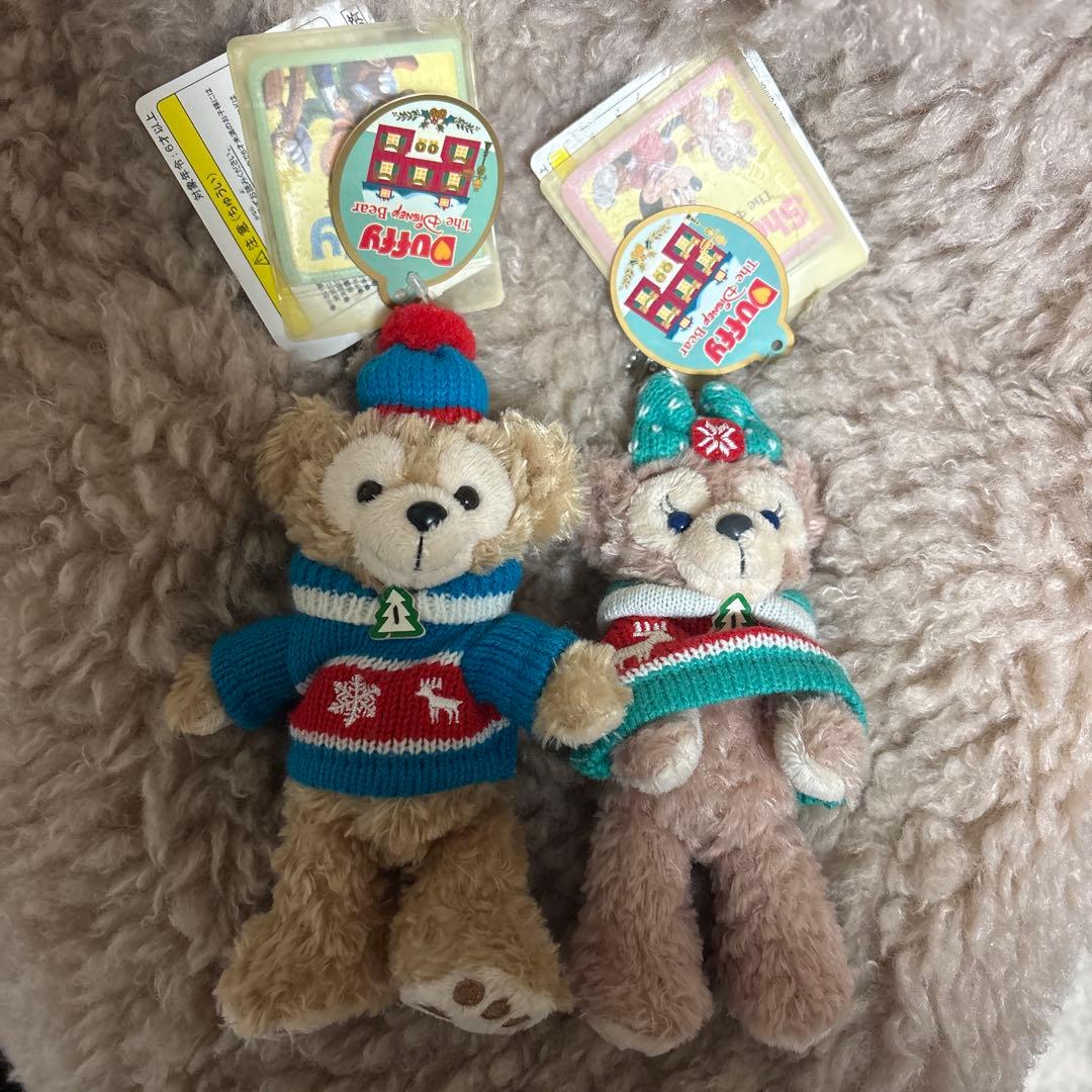 タグ付き ダッフィー シェリーメイ ぬいぐるみバッチ - メルカリ