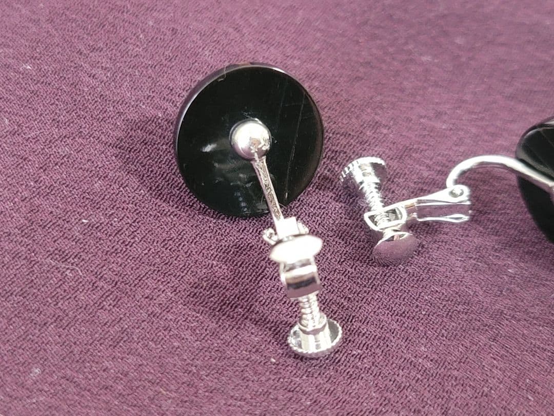 天然 ブラック コーラル 黒珊瑚 ネックレス 念珠 イヤリング 鑑定書あり