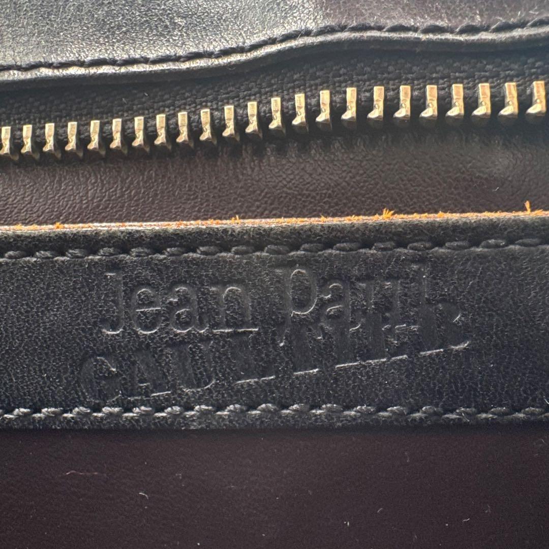 VINTAGE ゴルチエ ミニ ハンドバッグ レザー 黒