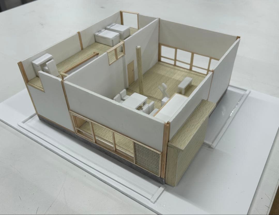 篠原一男 白の家 模型 1/50