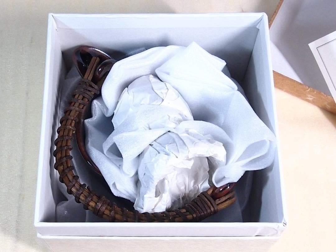 【未使用】薩摩焼 沈壽官窯 十五代沈壽官 酒次＆盃3客 千代香/銚子/片口 酒器