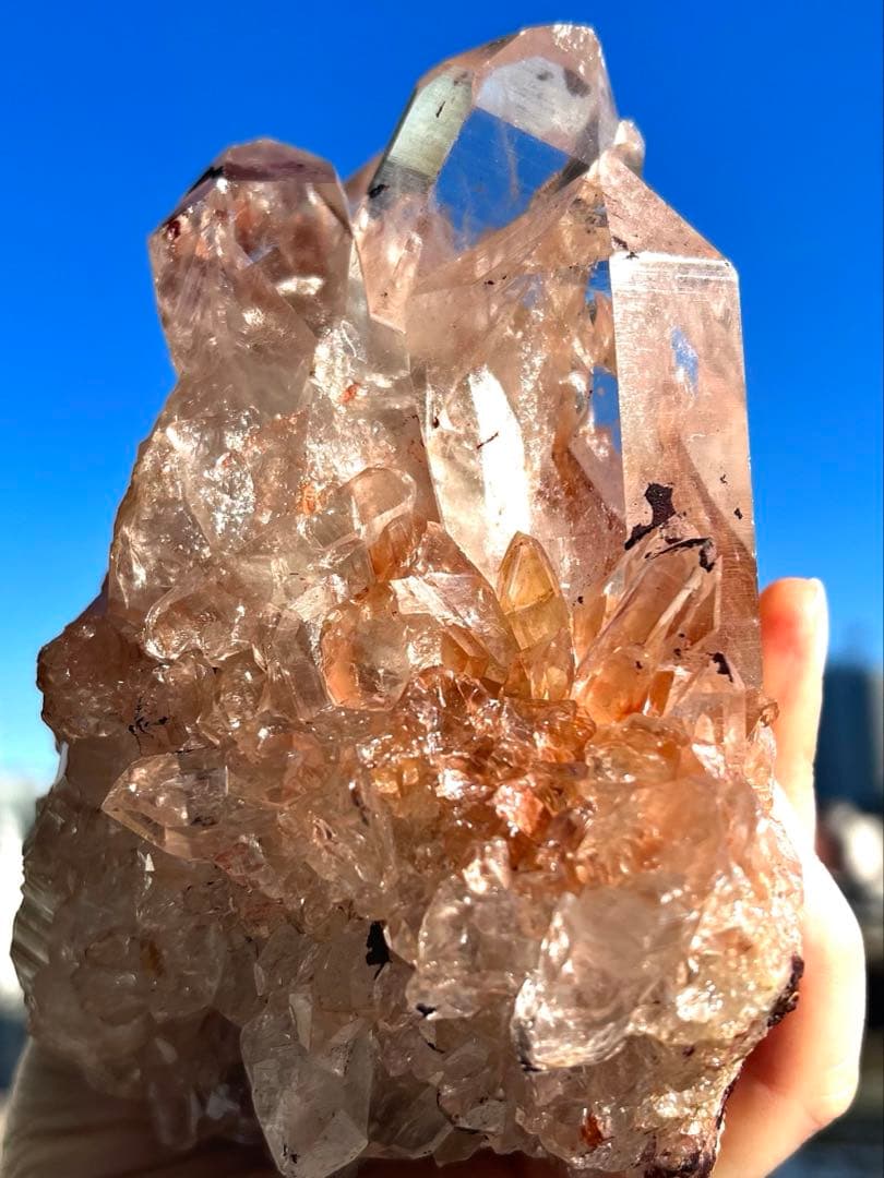 美✨希少✨AAAAAピンク マニハール水晶 ✨ピンククリスタル神殿✨豊潤美の女神