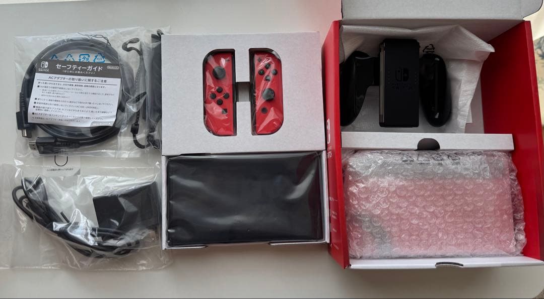 12/16まで値下げ!ニンテンドースイッチ有機ELマリオレッド&リングフィット