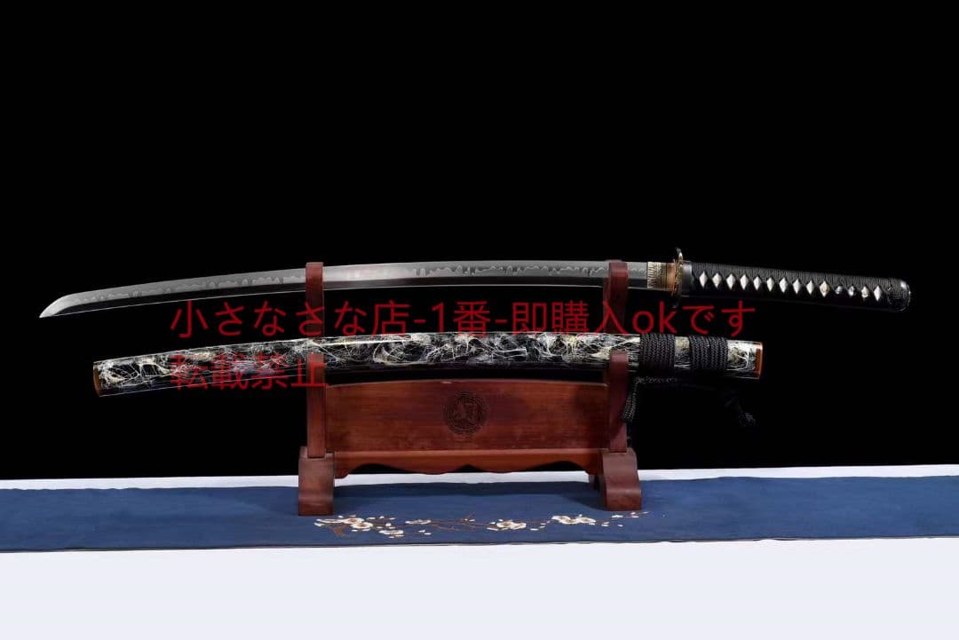 26寸T 10焼刃日本三色研【鬼神丸国重】 古兵器 武具 日本刀 模造刀 居合刀