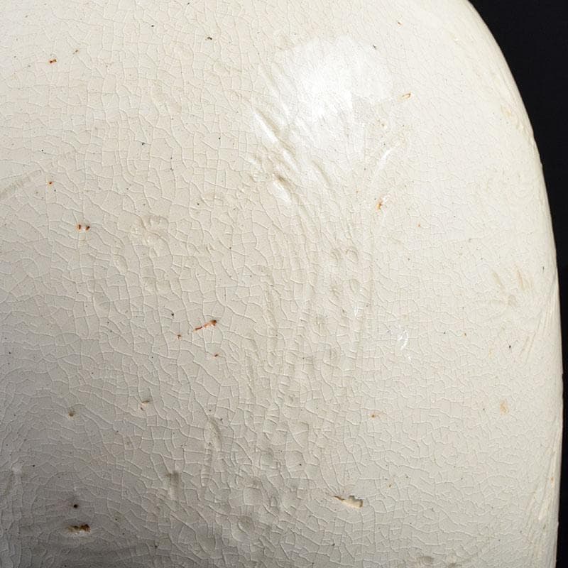 中国　定窯　白磁　刻神獣文　梅瓶　C　R9370