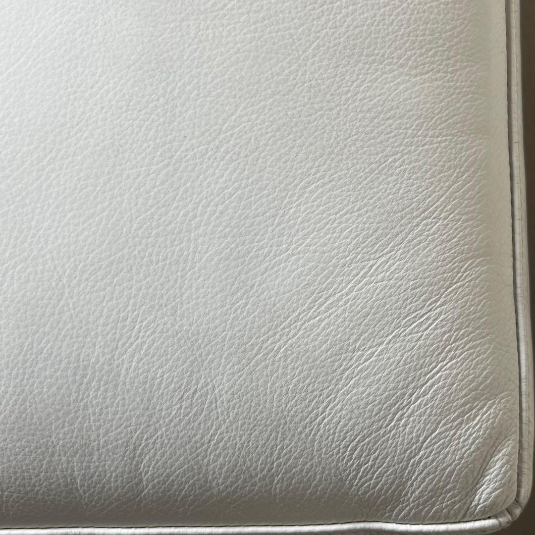 eilersen アイラーセン スツール オットマン レザー 本革 ホワイト 白