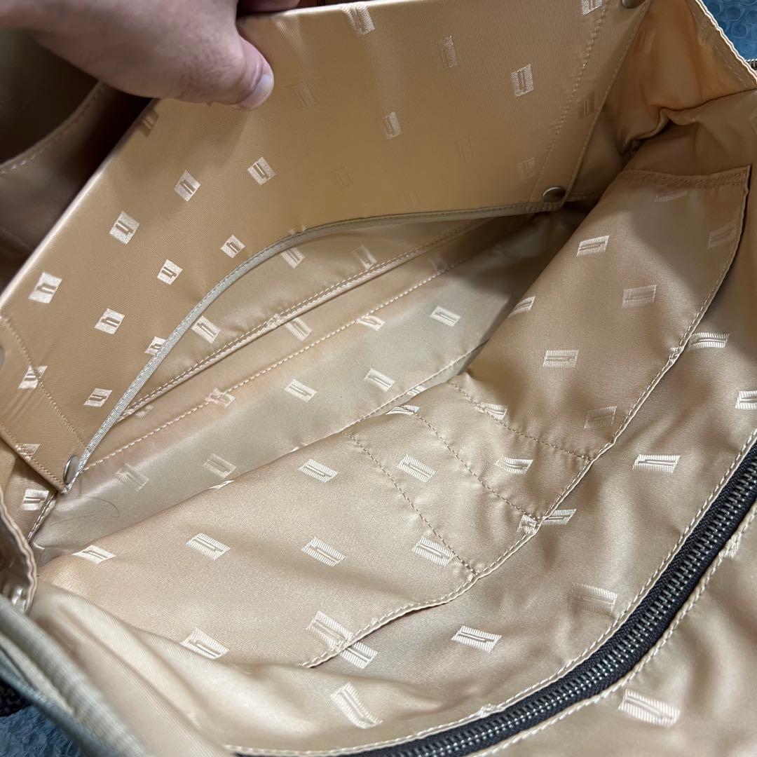 Hartmann ハートマン ビジネスバッグ ツイード ラウンドジップ L