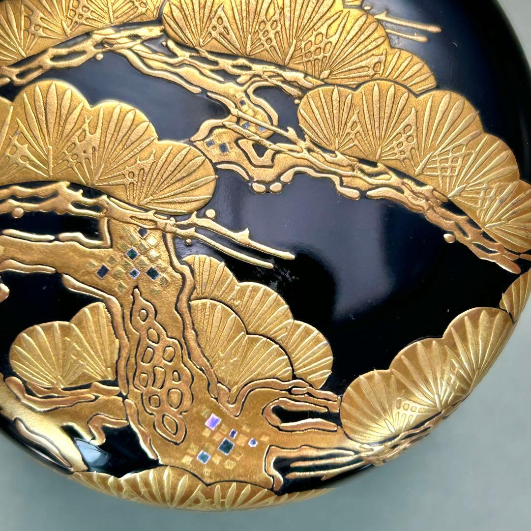 棗 『一瓢斎 而妙斎書付』 大棗 老松蒔絵 花押 お茶道具 茶道