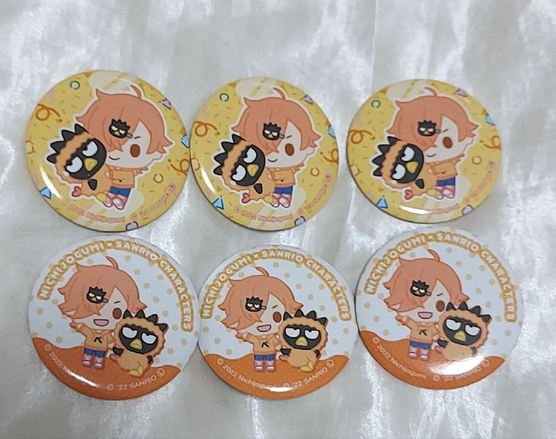 日常組 缶バッジ ぺいんと 6個 - メルカリ