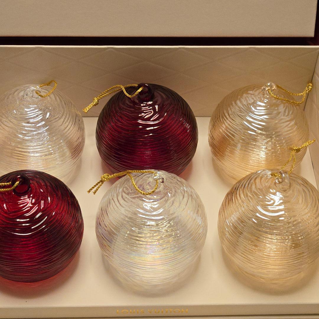 LOUIS VUITTON/箱付き クリスマス オーナメント6個/非売品 LOUIS