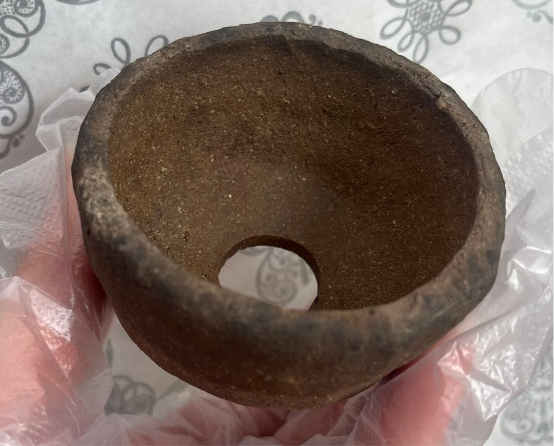 東福寺 小品 盆栽鉢 レトロ アンティーク (2) (A3) 豆鉢