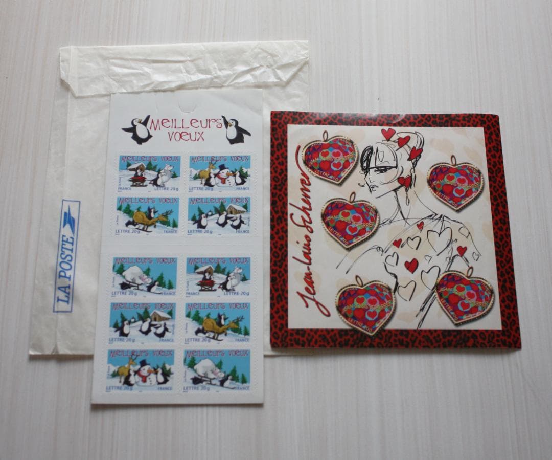 切手・ストックブック・赤・1冊・326枚 切手・ストックブック・赤・1冊