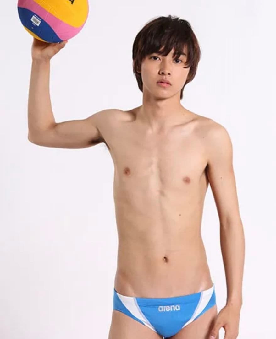 水球ヤンキース】arena x-PYTHON スカイブルー 140 競パン - メルカリ