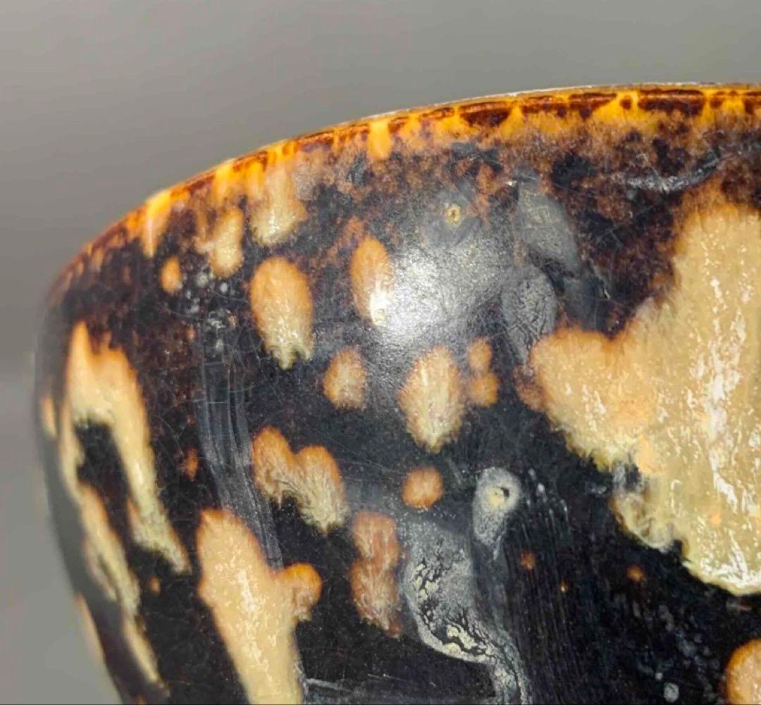 中国 花鳥紋茶碗 f2250216