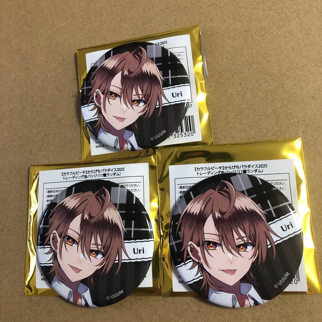 カラフルピーチうり缶バッジ40個からぴちパラダイス2025 パラぴち