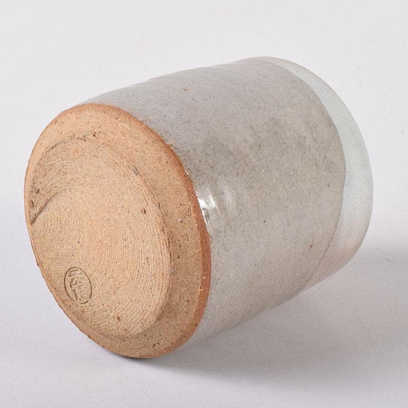 茶道具 萩焼 天寵山 七代 兼田三左エ門造 肩衝茶入 仕覆付 共箱 V 8140