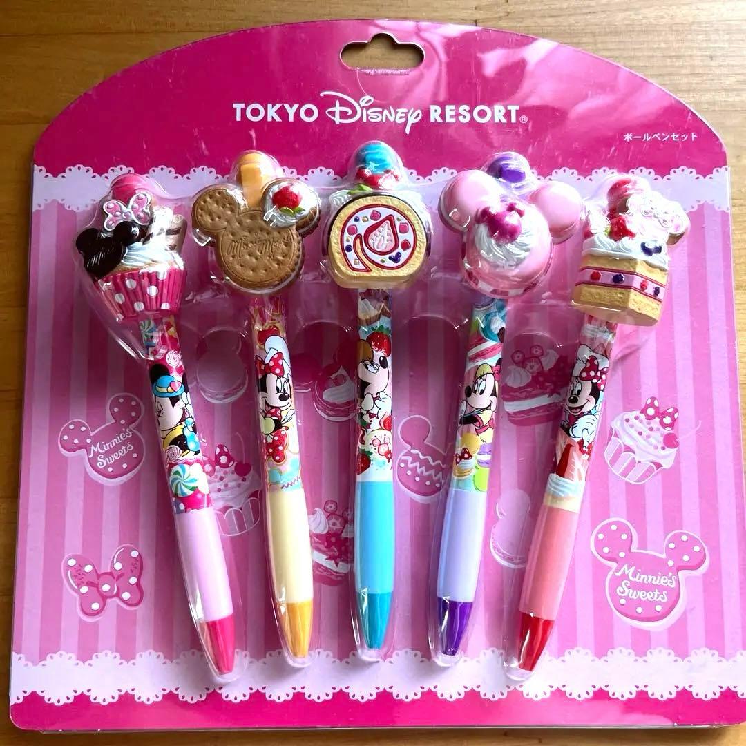 ディズニー ミニーマウス スイーツ柄 ボールペン ディズニーランド