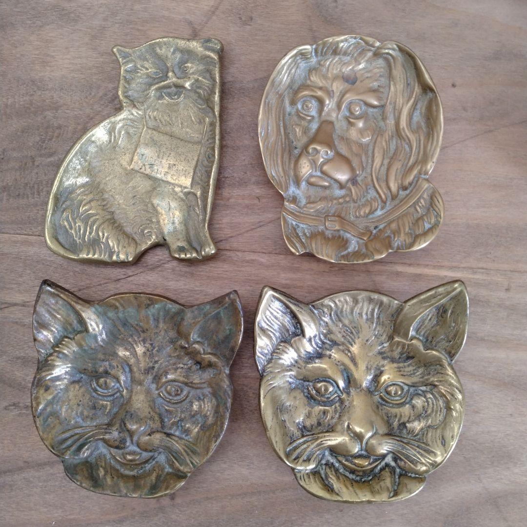 D】犬のトレイ/アスティエ・ブロカント/フランスアンティーク - メルカリ