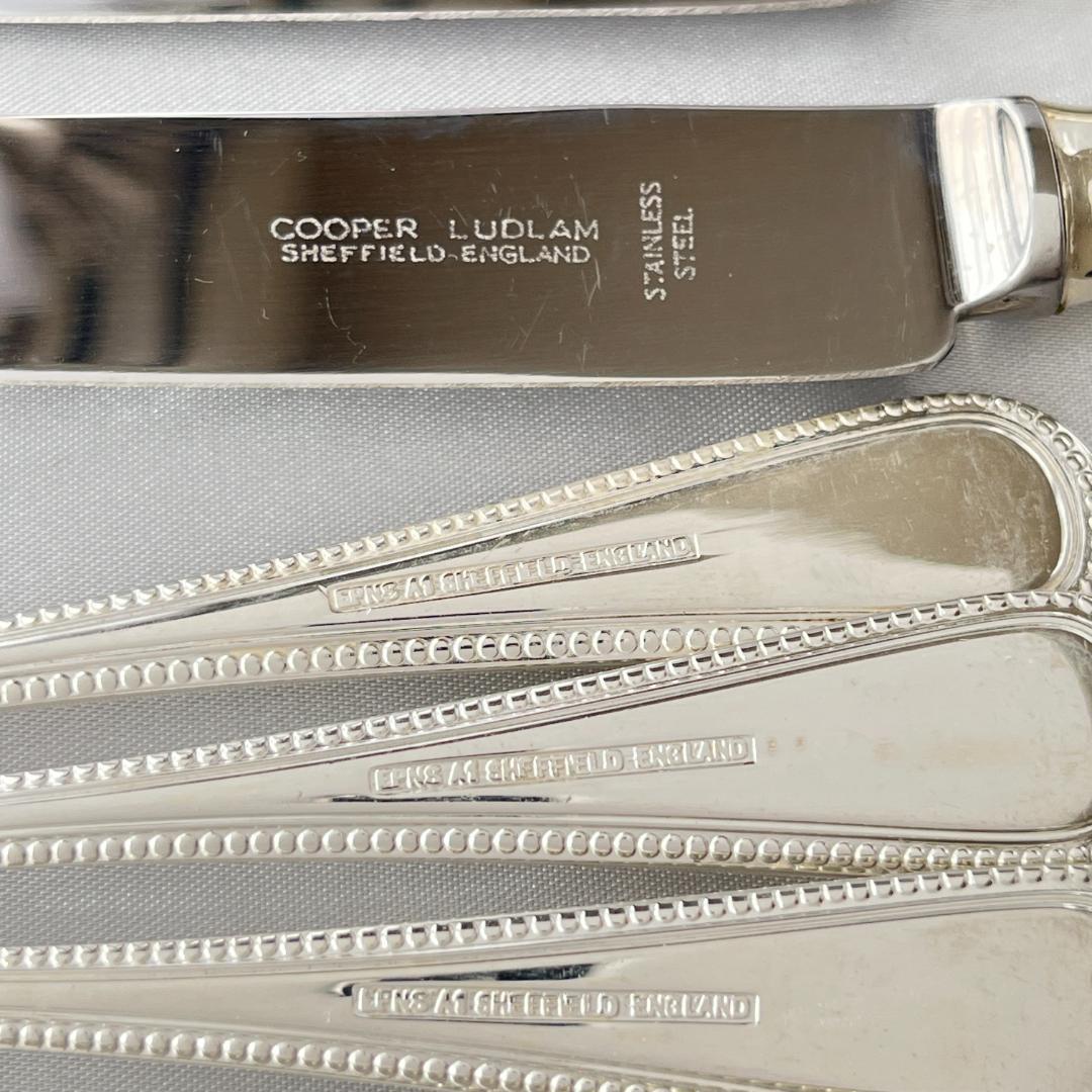 Cooper Ludlam】パールのディナーセット 4名用18本組