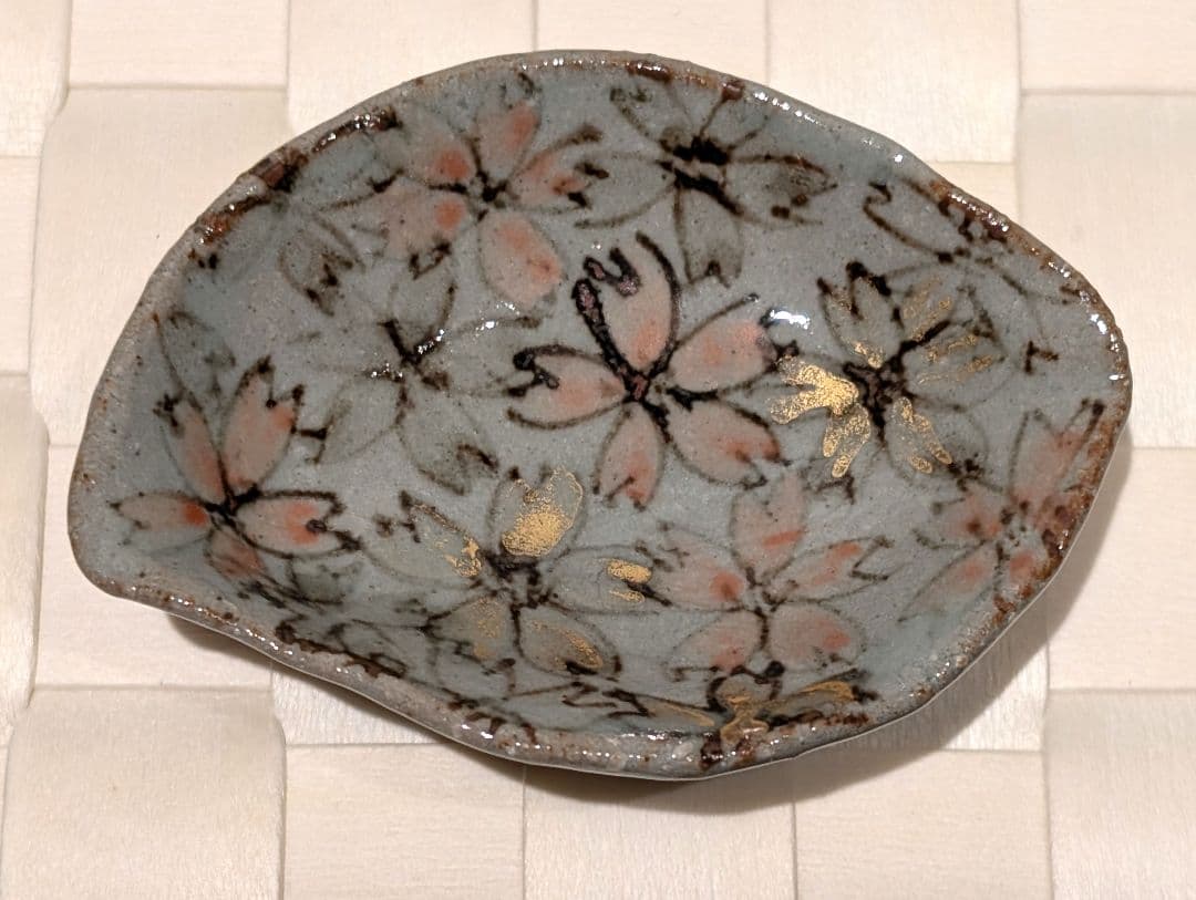 滝口和夫　桜　豆皿　５枚セット