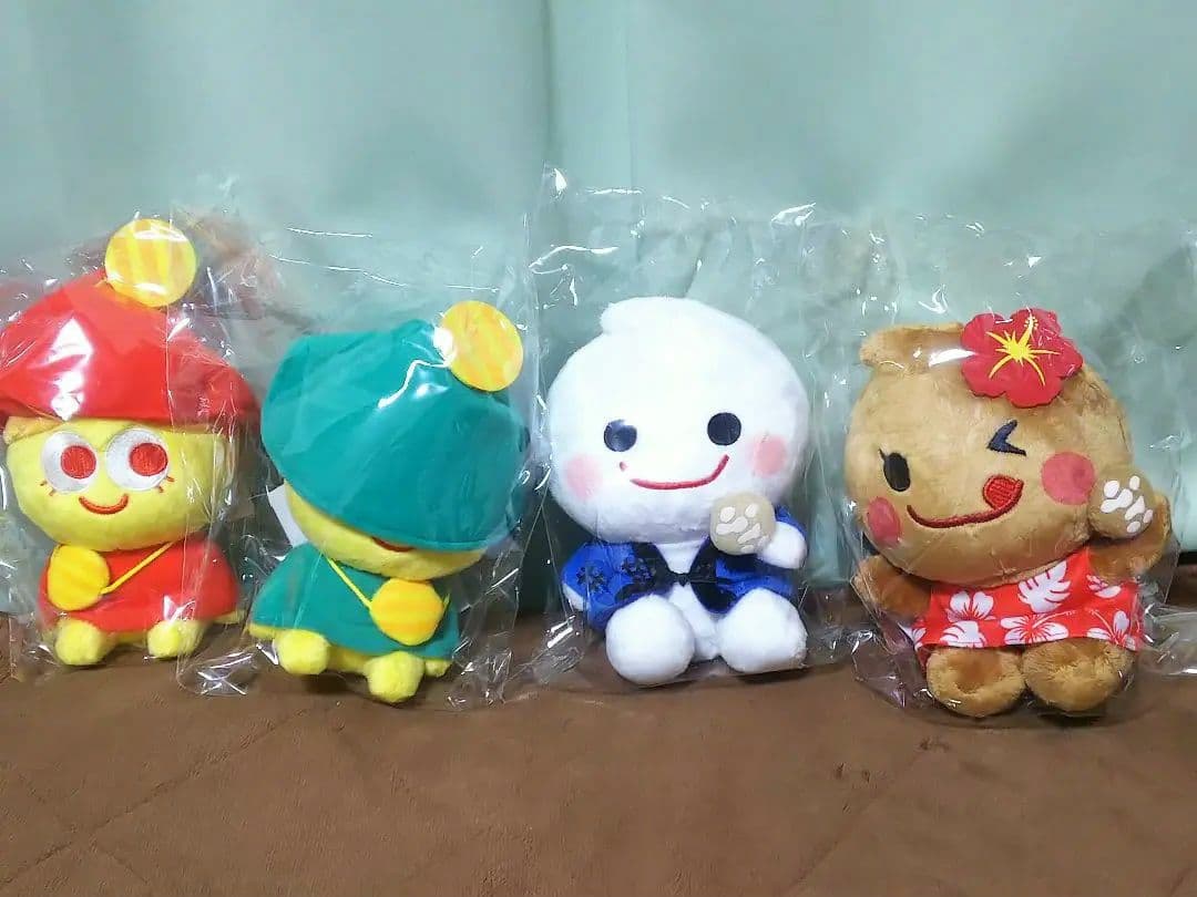 三幸製菓ぬいぐるみ 4体 非売品当選通知付き ホワミル チャミル ぱるん