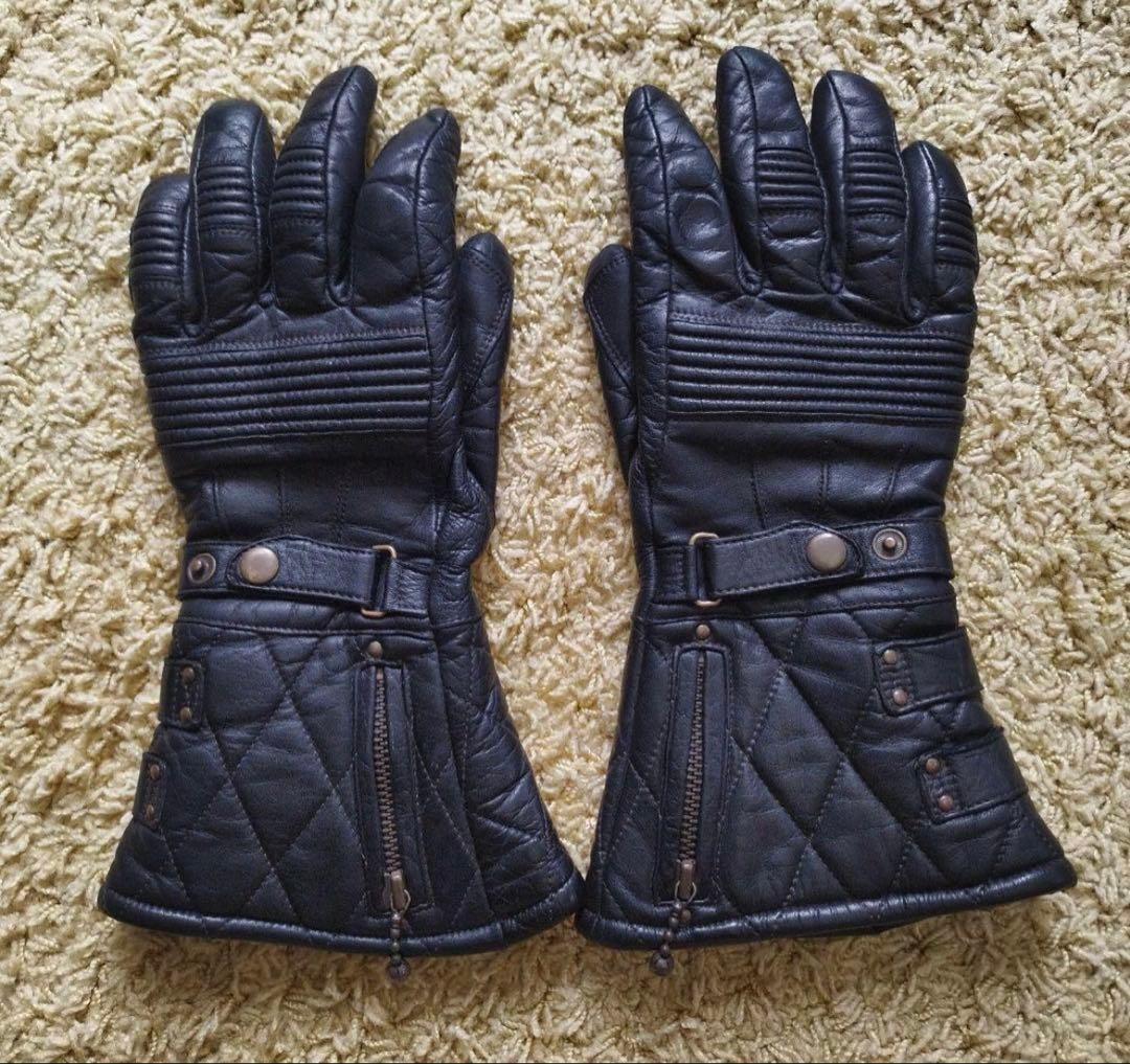 極暖】SCHOTT ボア レザー グローブ mサイズ ブラック ガントレット