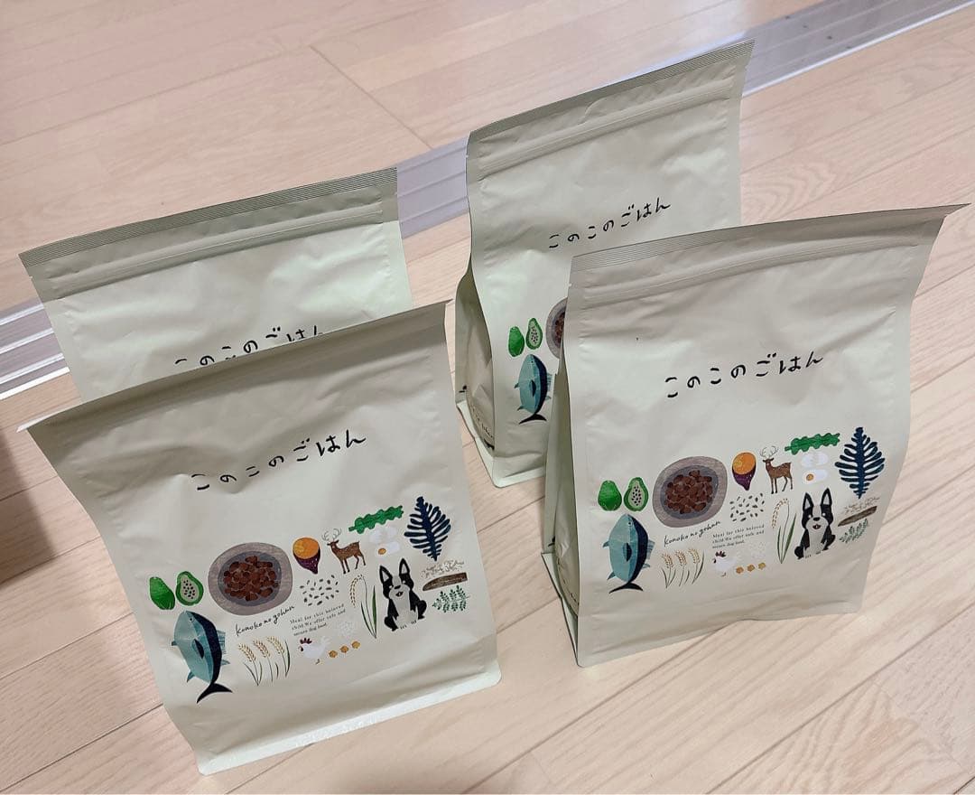 このこのごはん ドライフード 1kg×4袋/ 賞味期限2025.11.25