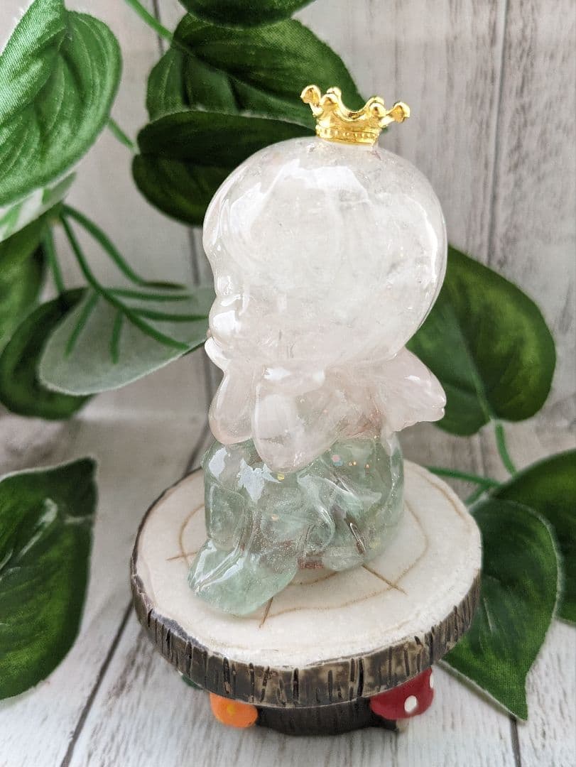 【七星ままさん】グリーンオーラクォーツ✕グリーンクォーツのオルゴ☆他５点