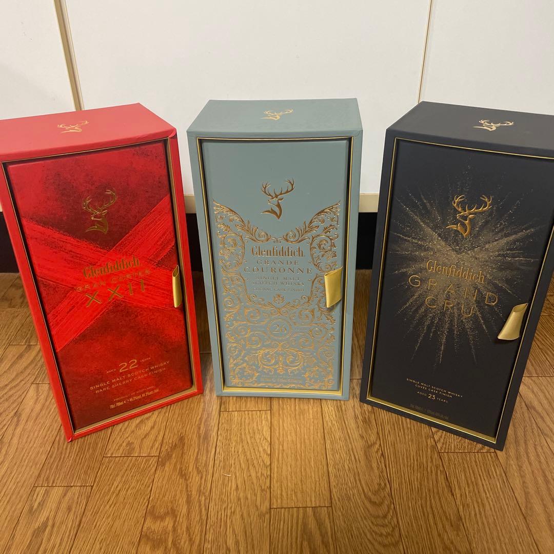 希少！！グレンフィディック 26年　23年　22年　計3本セット グレンフィディック グランドシリーズ第3弾、「グレンフィディック
