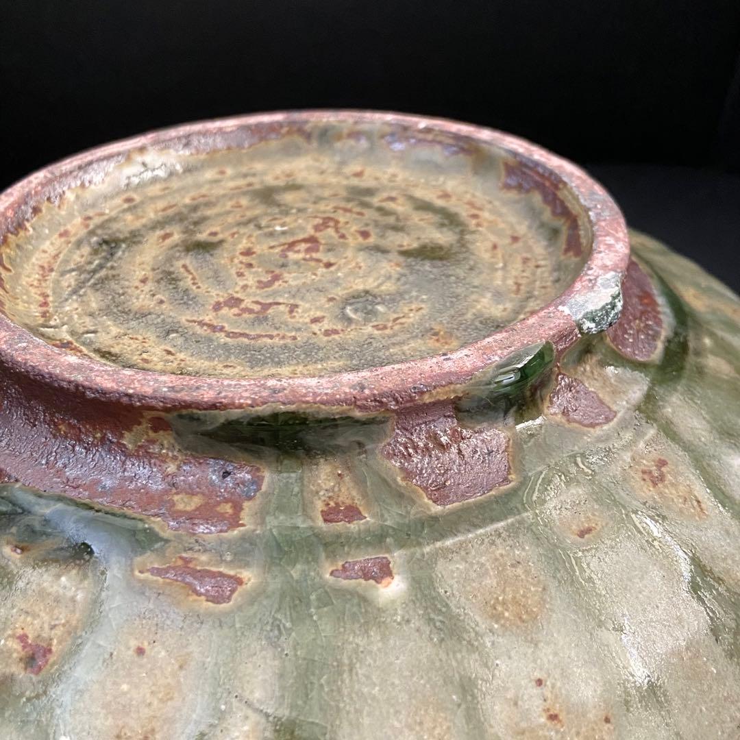 坂口健 白化粧掻落鉢 盛鉢 大皿 25cm 皿 器 作家もの 作陶