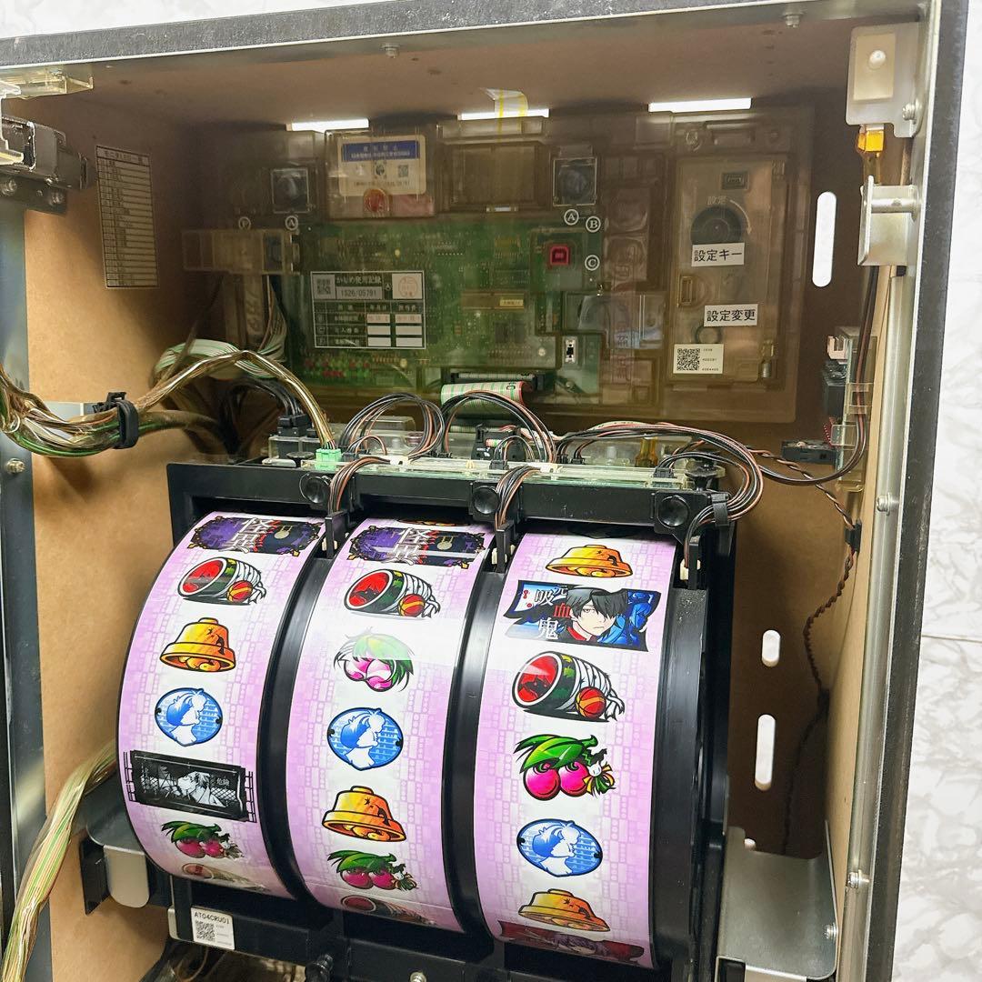 パチスロ実機 化物語 初代 コイン不要機 オートベット 無段階音量