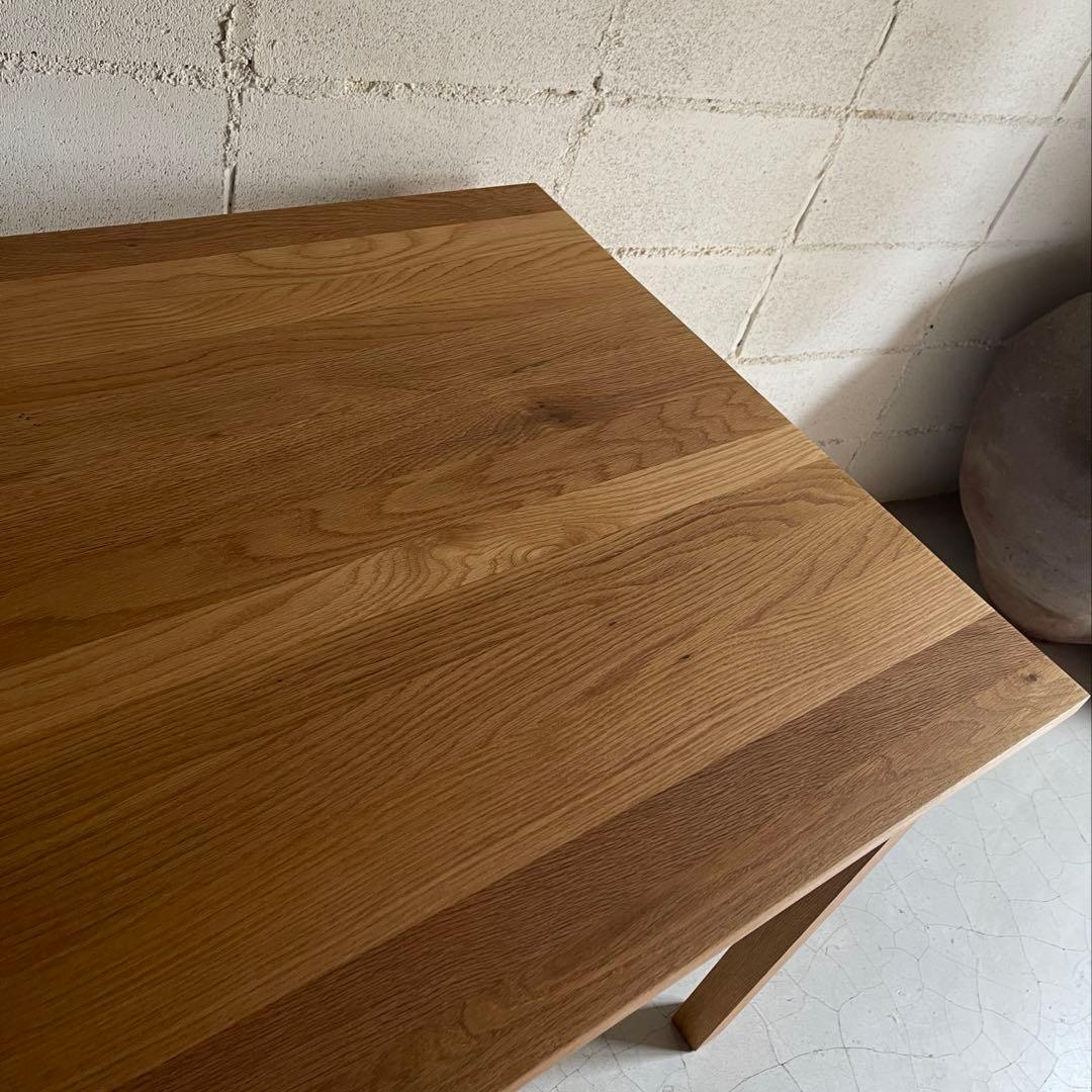 美品　MUJI 無印良品　ダイニングテーブル　オーク無垢材　北欧