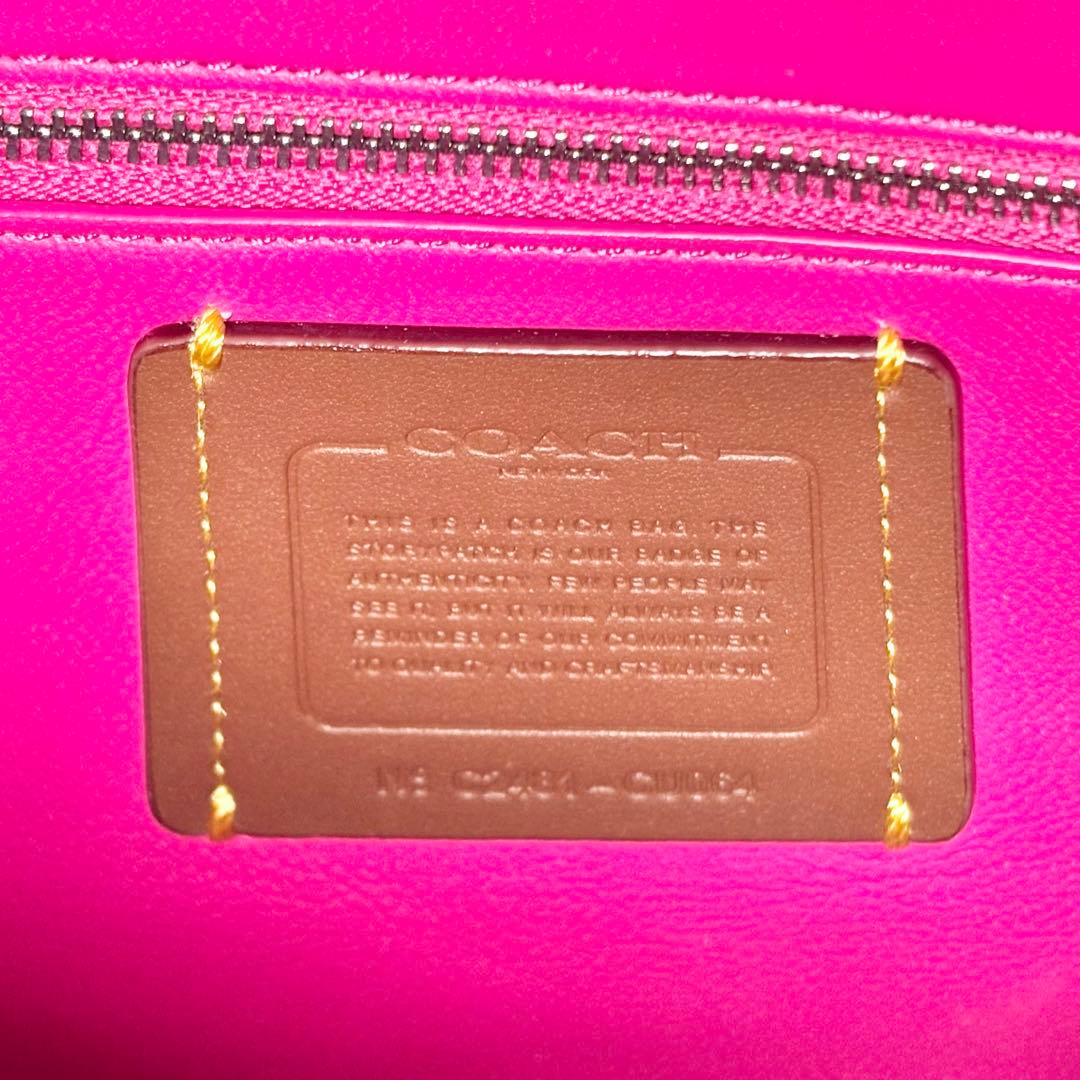 【未使用級】　ローグ　トップハンドルバッグ　ティーローズ　ショルダー　ピンク