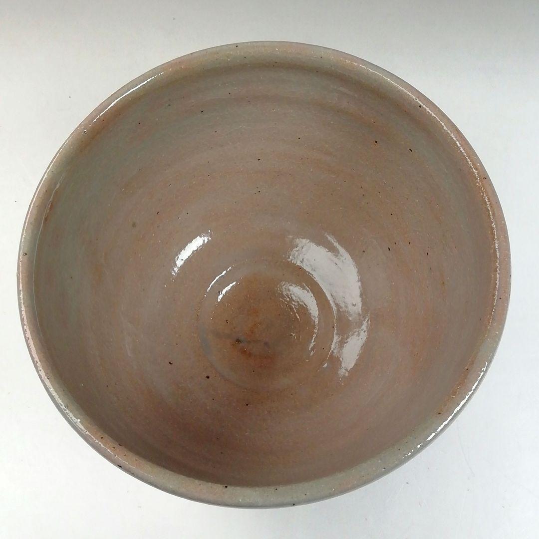 W140 茶碗 『灰志野』『御題 森』『寺田美山 作』 共箱 抹茶碗