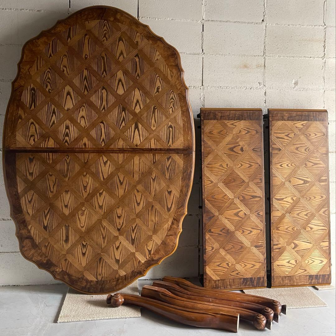 アンティーク　エクステンション ダイニングテーブル