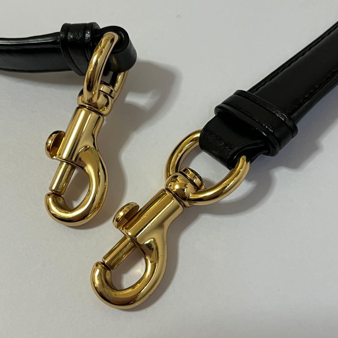 極美品✨コーチ　カメラバッグ　ショルダーバッグ　ダブルジップ　PVCレザー　黒