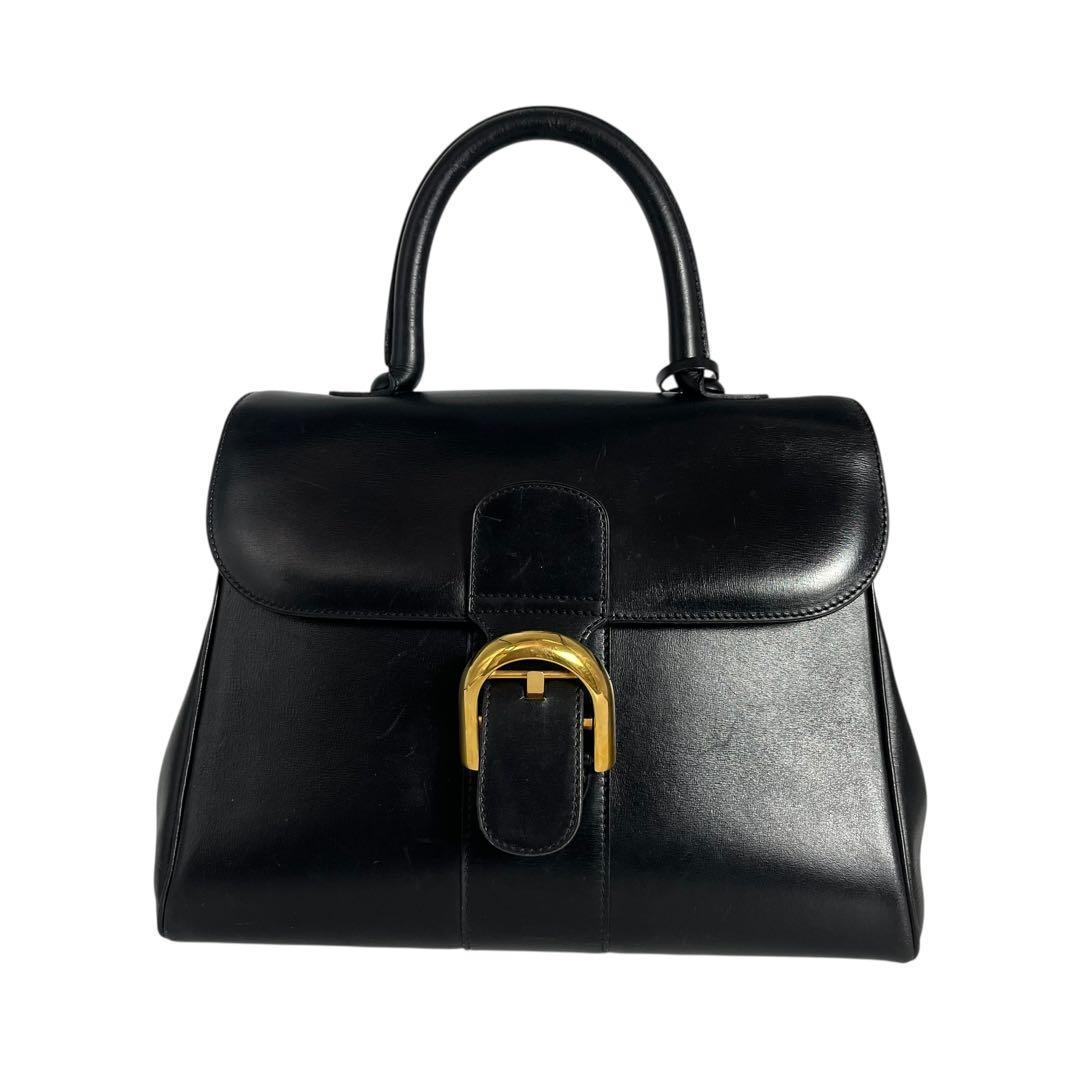 デルヴォー ブリヨン レザー ハンドバッグ トートバッグ トップハンドル レザー