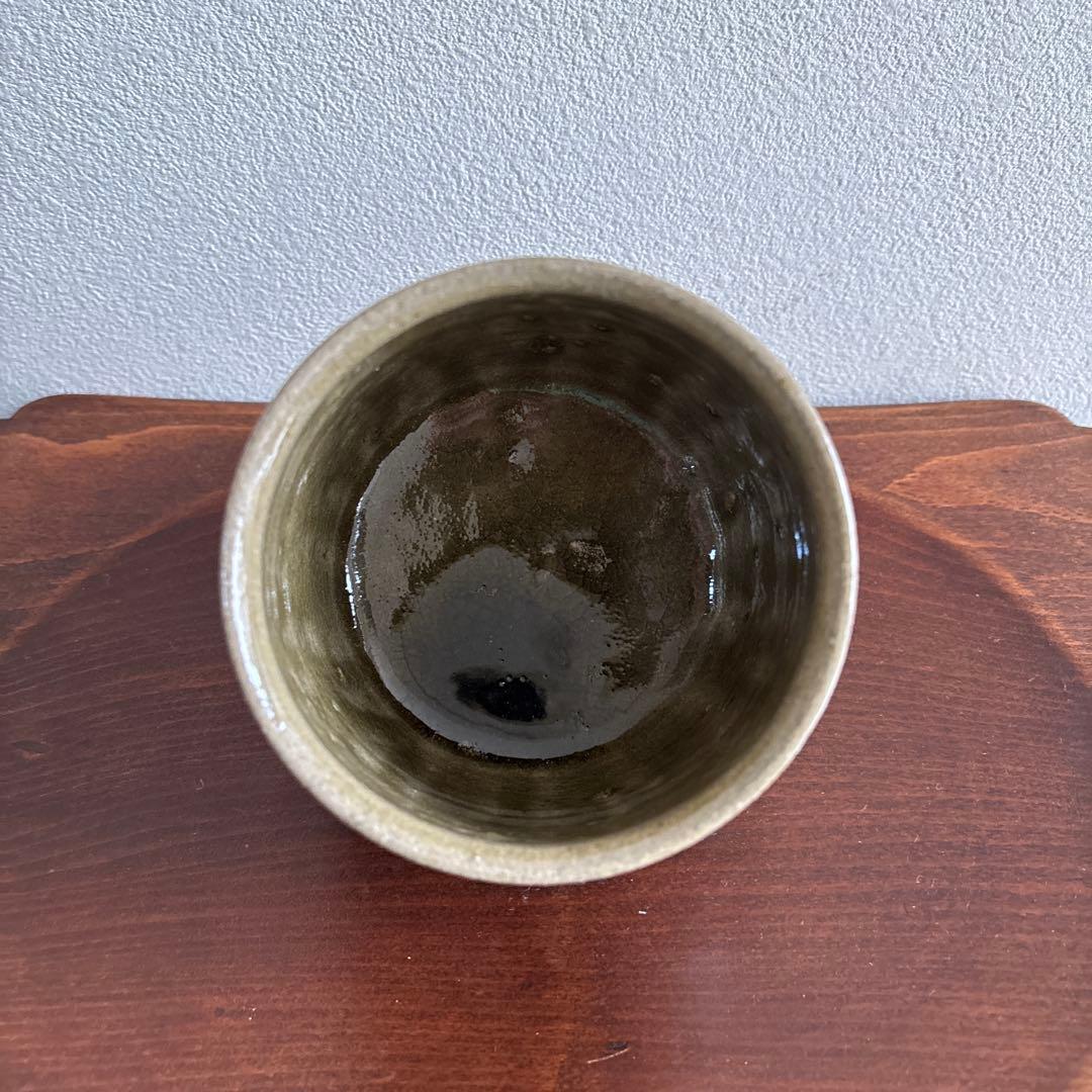 櫛掻　抹茶碗 民藝
