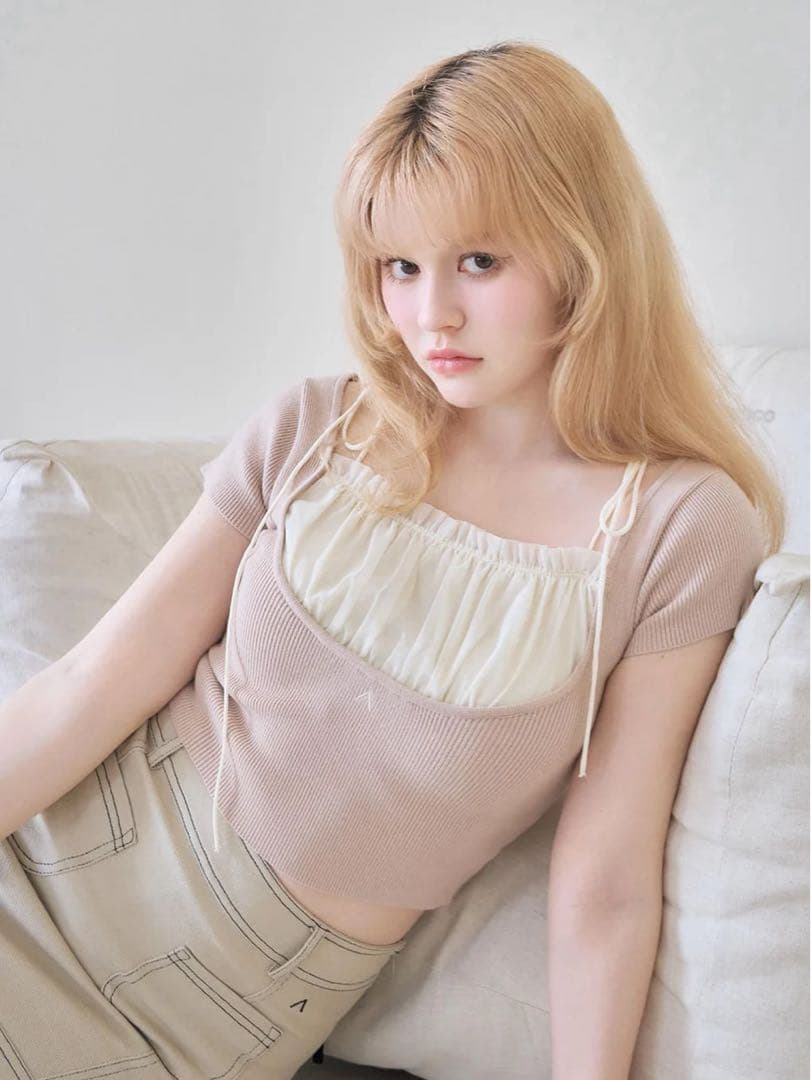 美品ラドローLUDLOW ふわふわフォックスファーマフラーショール