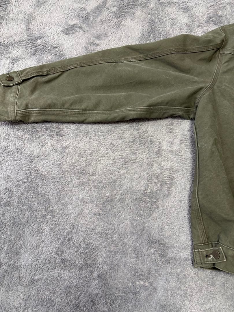 激レア　希少　Carhartt トラッカージャケット　デニムジャケット　グリーン