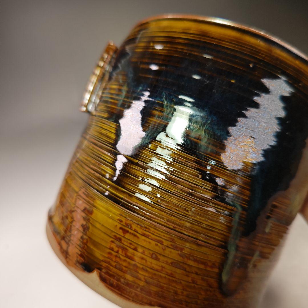 イ562 水指『亀井楽山造 鵬雲斎 極箱』『高取 管耳水指