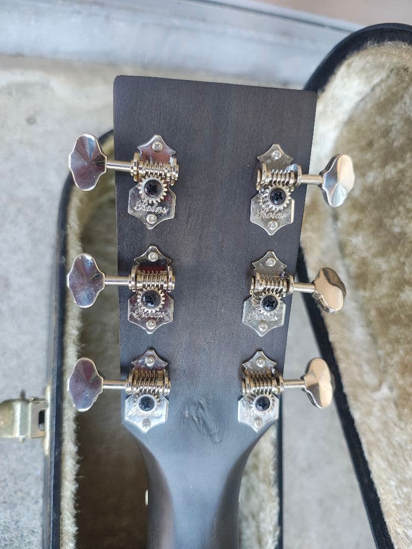 超美品 S.Yairi YF-04 BK マットブラック 弦高2.2mm HC付