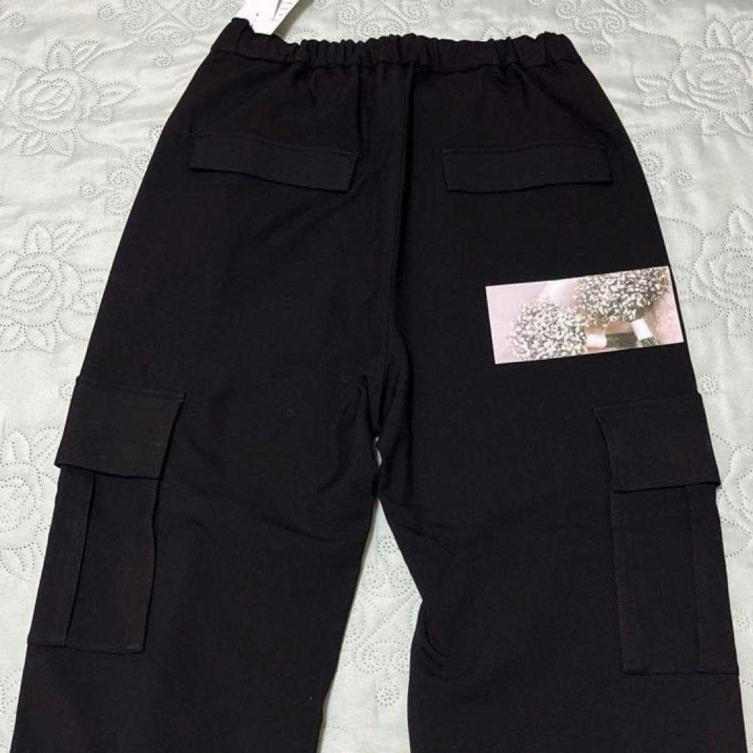 タグ付き。gypsohila ジプソフィア AW イージーカーゴパンツ ブラック