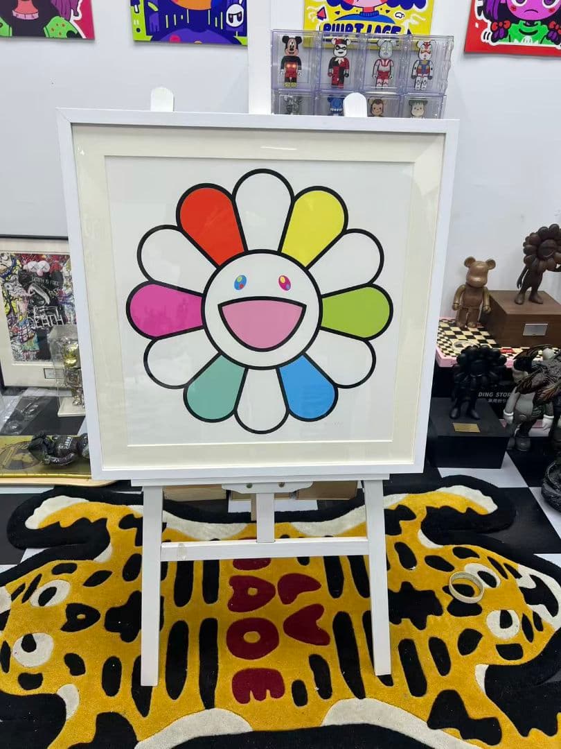 村上隆 版画 [にっこりな毎日をお花さんと！] ED100