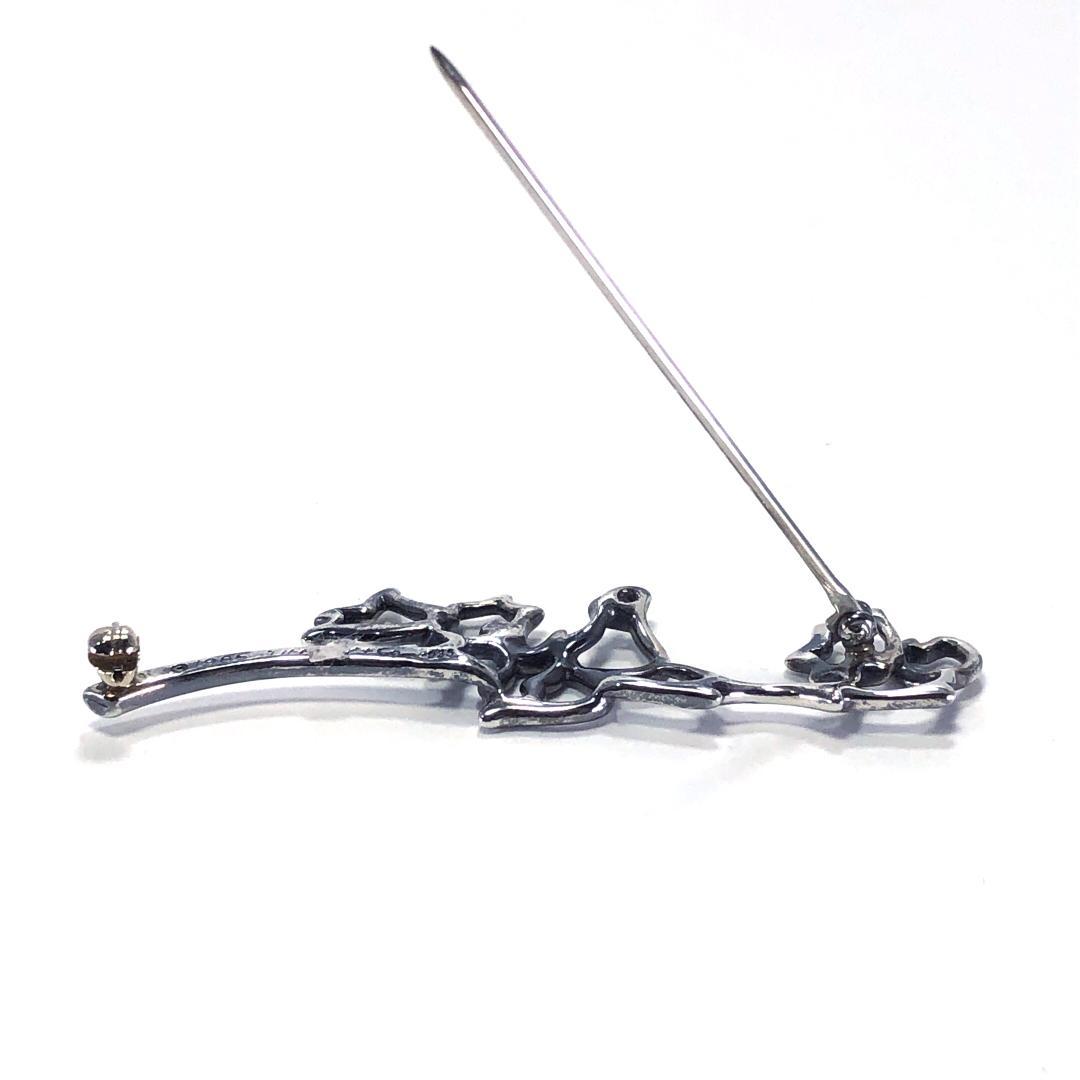 美品・箱付き】ティファニー／ホタルブクロ ピンブローチ SV925