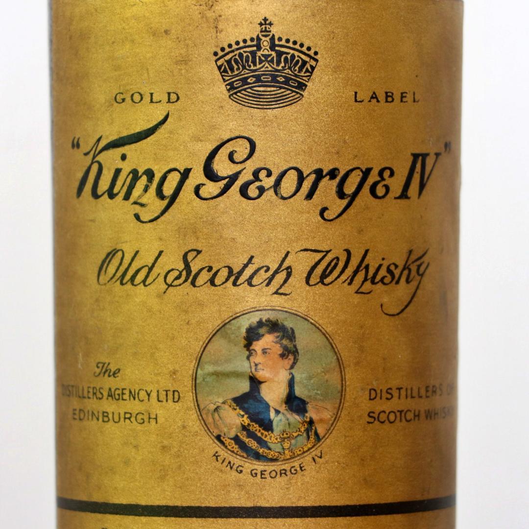 古酒King George Ⅳスコッチ ウイスキーGOLD LABEL